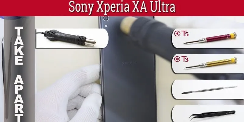 disassemble Sony Xperia XA Ultra F3211/F3212